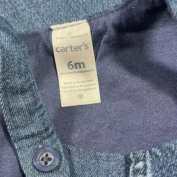 4/$20 Carter’s  Blue Denim Dress - Picture 5 of 5